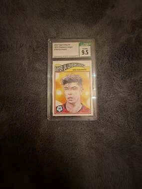 Topps 2020 Topps Living Set UEFA Champions League #184 Kai Havertz CSG 9.5